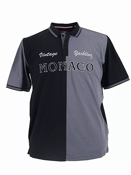 Hajo Poloshirt Trendiges Hajo Polo "Monaco" in XXL Größen,schwarz günstig online kaufen