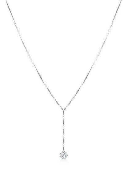 Elli Kette mit Anhänger Y-Kette Kugel 925 Silber, mit Kristallen von Swarov günstig online kaufen