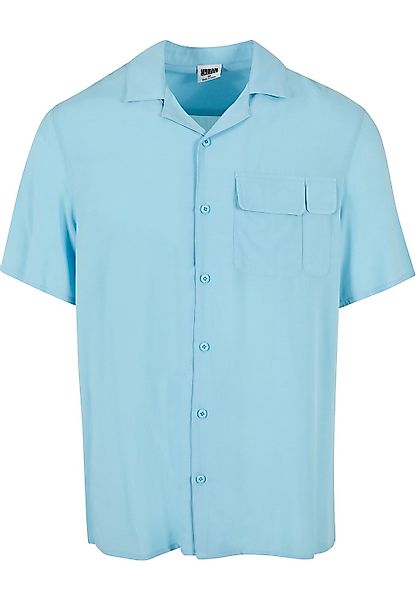 URBAN CLASSICS Langarmhemd "Urban Classics Herren Viscose Camp Shirt", (1 t günstig online kaufen