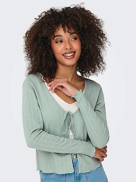 ONLY Strickjacke ONLCARLOTTA L/S STRING CARDIGAN JRS günstig online kaufen