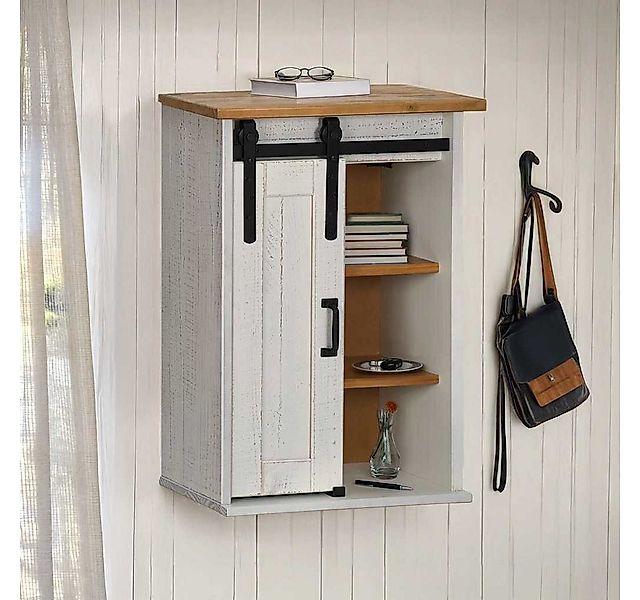 vidaXL Schrankmodule Hängeschrank HALDEN mit Schiebetür Weiß 49x22,5x70 cm günstig online kaufen