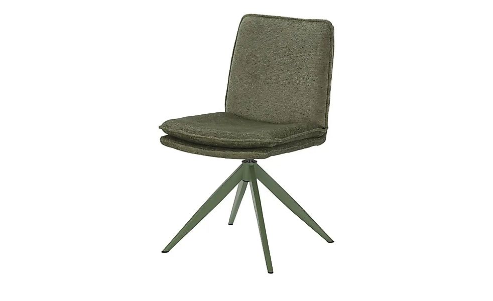 Stuhl drehbar  Cedric ¦ grün ¦ Maße (cm): B: 49 H: 85 T: 63.0 Stühle > Küch günstig online kaufen