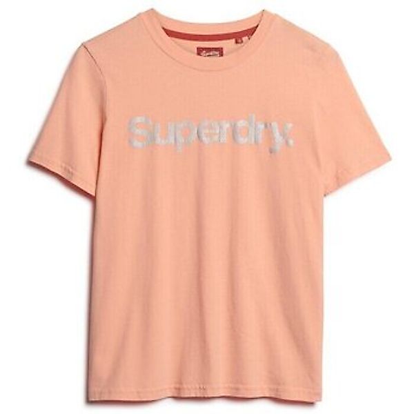Superdry  T-Shirt T-shirt à logo métallisé femme  Core günstig online kaufen