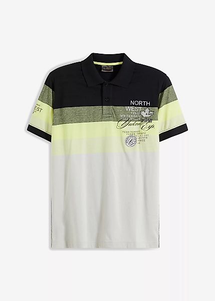 Jersey Poloshirt aus reiner Baumwolle, Kurzarm günstig online kaufen