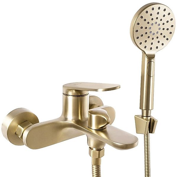 wohnwerk.idee Wannenarmatur Badewannenarmatur Wasserhahn Badewanne Gold günstig online kaufen