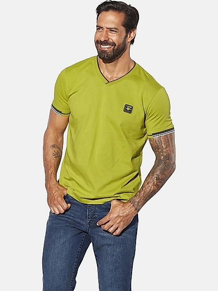 Jan Vanderstorm T-Shirt MORKBERG mit V-Ausschnitt günstig online kaufen