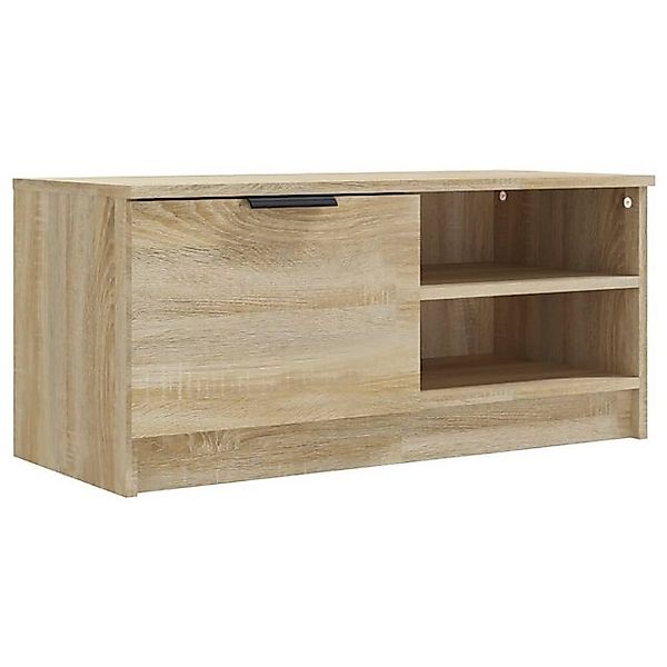 vidaXL TV-Schrank TV-Schrank Sonoma Eiche 80x35x36,5 cm Spanplatte Lowboard günstig online kaufen