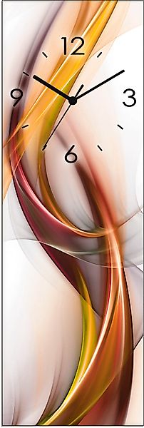 Artland Wanduhr »Glasuhr Abstrakes Design Orange«, wahlweise mit Quarz- ode günstig online kaufen