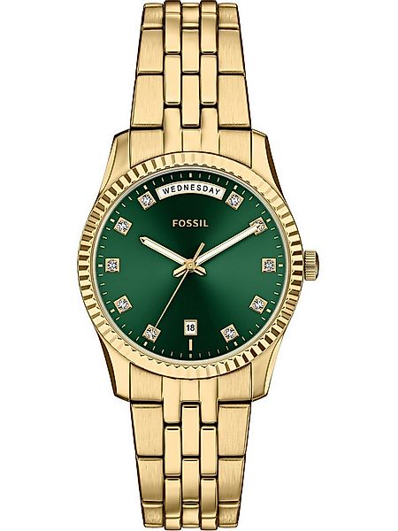 Fossil Quarzuhr Fossil Damen-Uhren Analog Quarz günstig online kaufen