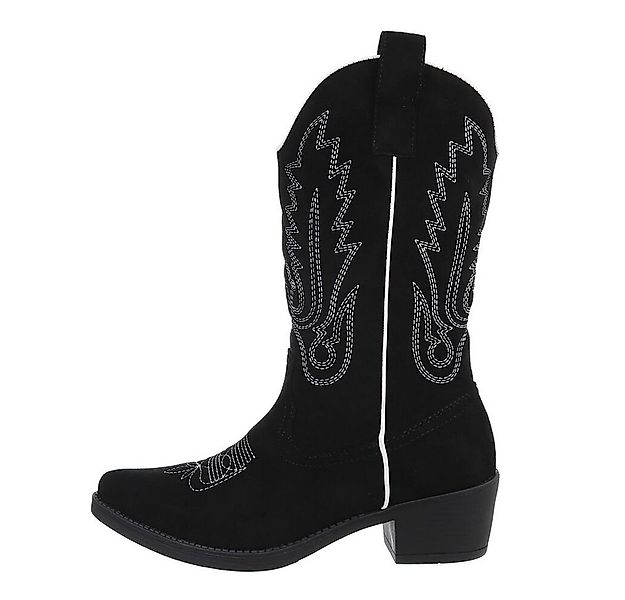 Ital-Design Damen Cowboyboots Western Westernstiefel (85757906) Blockabsatz günstig online kaufen