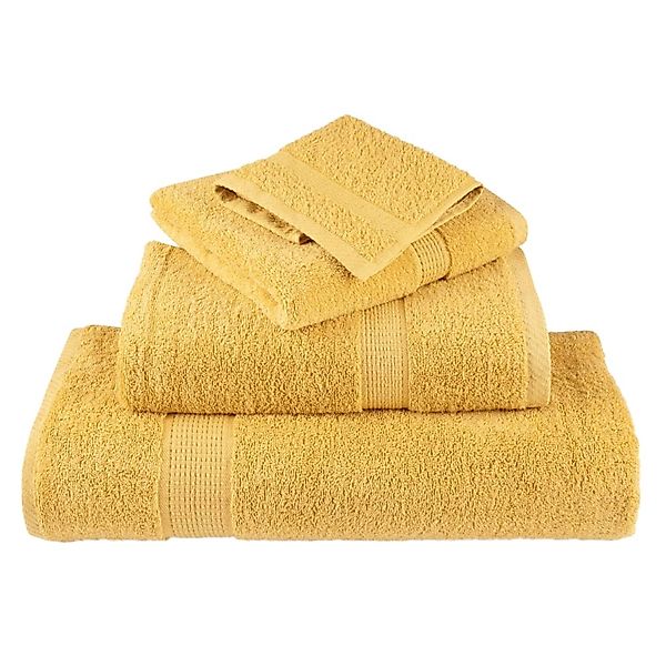 vidaXL Premium-Handtücher SOLUND 4 Stk Gold 50x100 cm 600 g/m² 137282 günstig online kaufen