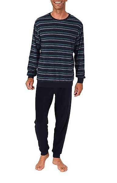 Normann Pyjama Normann Herren Frottee Schlafanzug Streifenoptik - auch in Ü günstig online kaufen