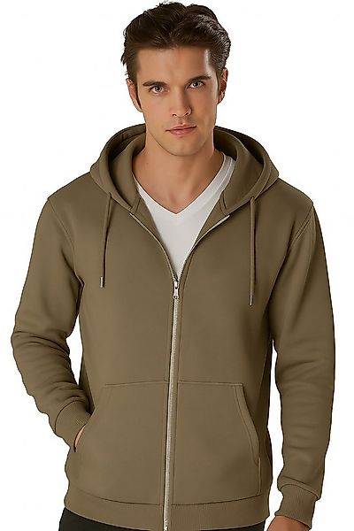 Smith & Solo Hoodie Herren - Sweatshirt mit Reißverschluss Zipper Sweatjack günstig online kaufen