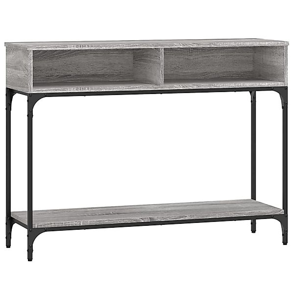 vidaXL Beistelltisch Konsolentisch Grau Sonoma 100x30,5x75 günstig online kaufen