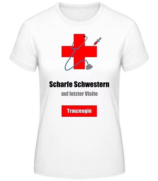 Scharfe Schwestern Trauzeugin · Frauen Basic T-Shirt günstig online kaufen