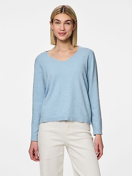 pieces V-Ausschnitt-Pullover PCBREE LS V-NECK KNIT günstig online kaufen