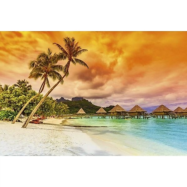 Fototapete POLYNESIA  | MS-5-0211 | Orange | Digitaldruck auf Vliesträger günstig online kaufen