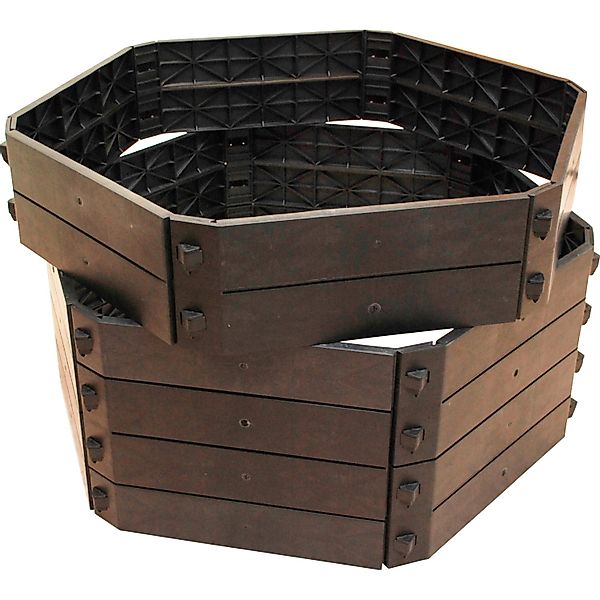 KHW Komposter-Aufbausatz SK 250, 130 x 25 cm Anthrazit günstig online kaufen