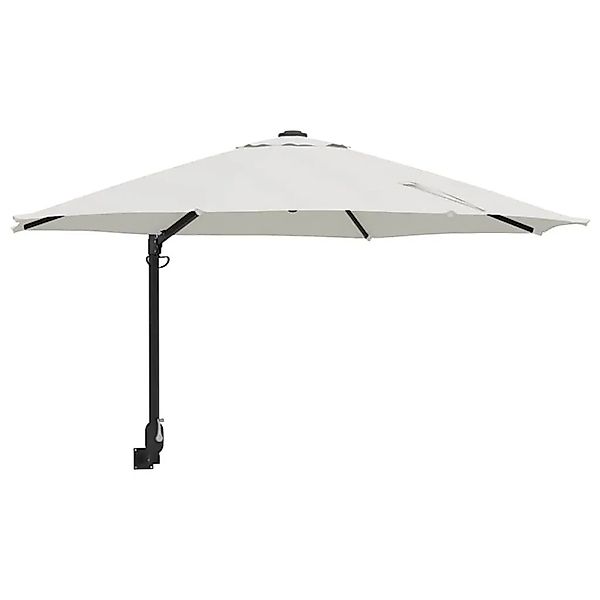 vidaXL Gartenparasol Beige und Schwarz 248 x 248 x 148 cm 42003227 günstig online kaufen