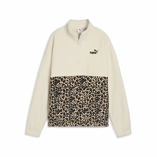 PUMA Sweatshirt "Essentials Relaxed Crew Sweatshirt mit Animal-Print Damen" günstig online kaufen