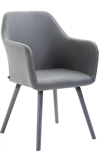 Stuhl Picard V2 Kunstleder Grau grau günstig online kaufen