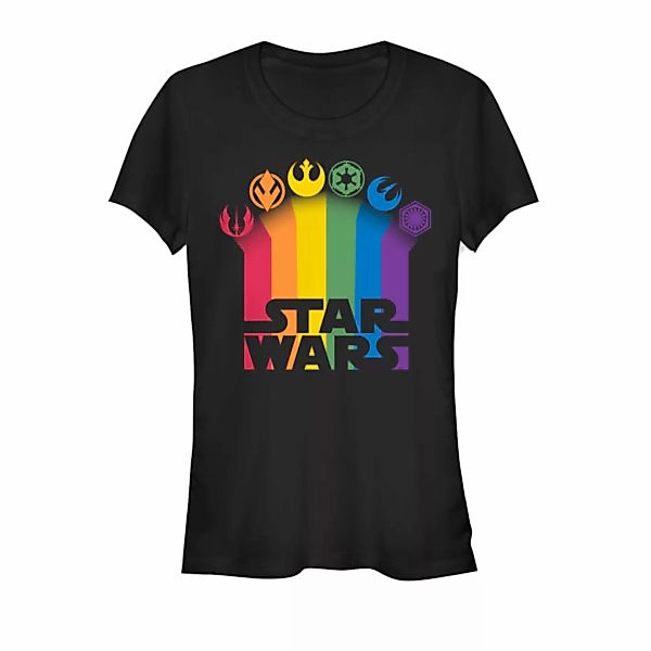 Star Wars - Icons Icon Trails Logo - Gay Pride - Frauen T-Shirt günstig online kaufen