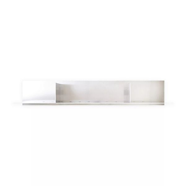 Frama - Rivet L Wandregal - aluminium/LxBxH 119x24,4x20,6cm günstig online kaufen