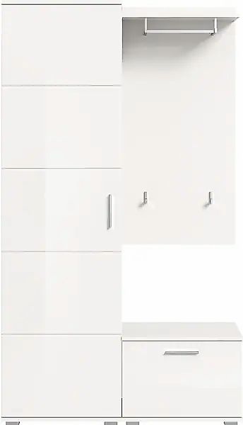 INOSIGN Garderoben-Set »Valge, Breite 110 cm, 3-teiliges Set, bestehend aus günstig online kaufen