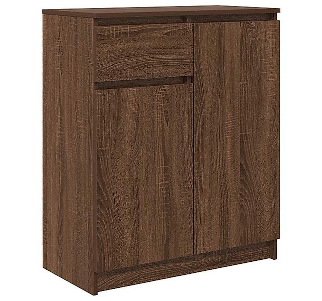 vidaXL Sideboard Sideboard mit Schublade Braun Eichen-Optik 71x35x84 cm (1 günstig online kaufen