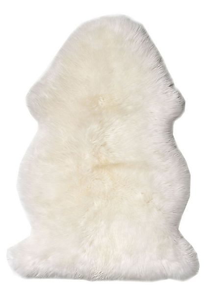 Böing Carpet Fellteppich Lammfell Naturweiß, fellförmig, Höhe: 50 mm günstig online kaufen