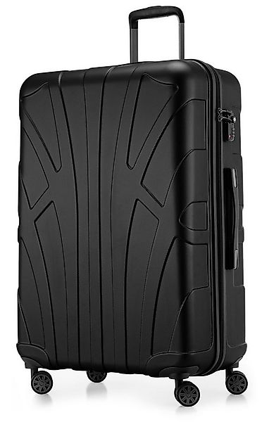 Suitline Trolley S1, 4 Rollen, Großer Reisekoffer XL Koffer mit Erweiterung günstig online kaufen