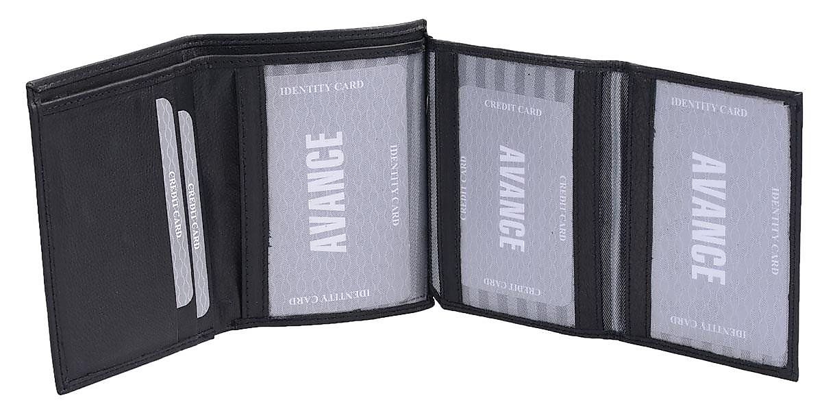 GlücksNugget Kartenetui Ausweishülle Mappe für Fahrzeugpapiere, Leder, schw günstig online kaufen