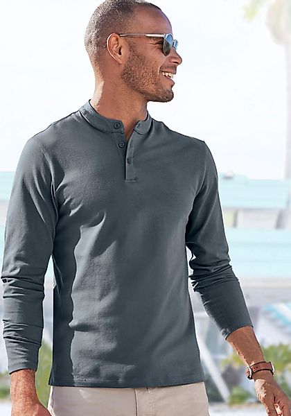 John Devin Poloshirt mit Stehkragen Regular-Fit, günstig online kaufen