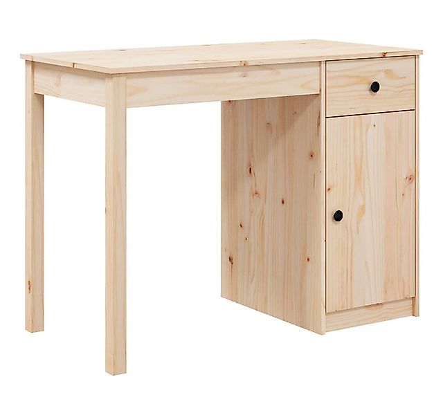 vidaXL Schreibtisch, Bürotisch Computertisch 100x50x75 cm Massivholz Kiefer günstig online kaufen