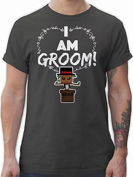 Shirtracer T-Shirt I am groom! JGA Männer günstig online kaufen