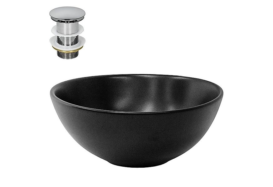 LuxeBath Waschbecken Aufsatzwaschbecken aus Keramik Waschtisch für Badezimm günstig online kaufen