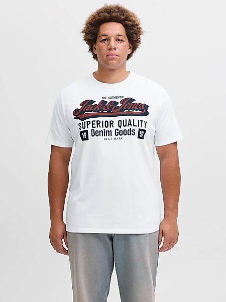 Jack & Jones PlusSize T-Shirt "JJELOGO TEE SS ONECK 2 COL AW25 NOOS PLS" günstig online kaufen