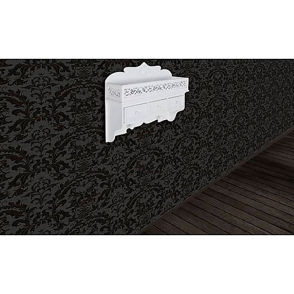 vidaXL Regal Wandgarderobe mit 3 Schubladen günstig online kaufen