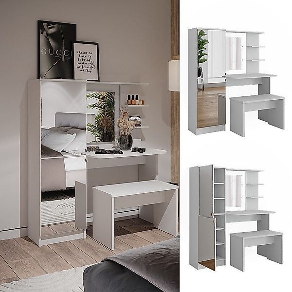 Vicco Schminktisch Jasmin, Weiß, 123 x günstig online kaufen