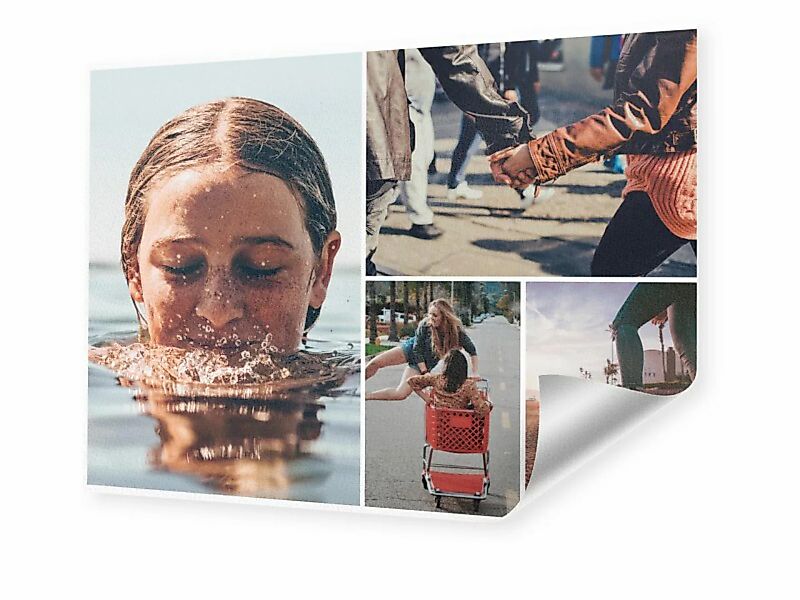 Fotocollage als Poster im Format 59,4 x 42 cm DIN Format im Format 59,4 x 4 günstig online kaufen