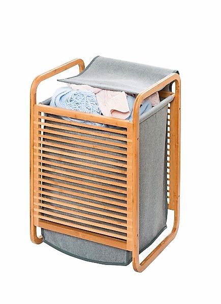 Wenko Wäschetruhe Bahari 43, Bambus günstig online kaufen