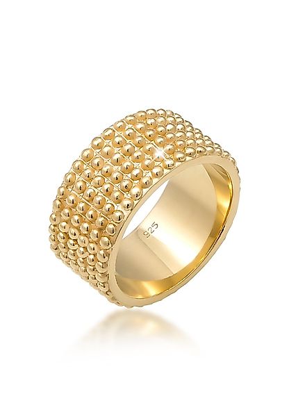 Elli Fingerring Breit Bandring Dots Kugeln günstig online kaufen