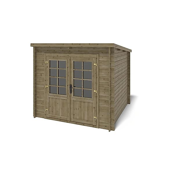 Altanka Gartenhaus   Gerätehaus 6.25 m2   2.5x2.5 m   28 mm   Imprägniert günstig online kaufen
