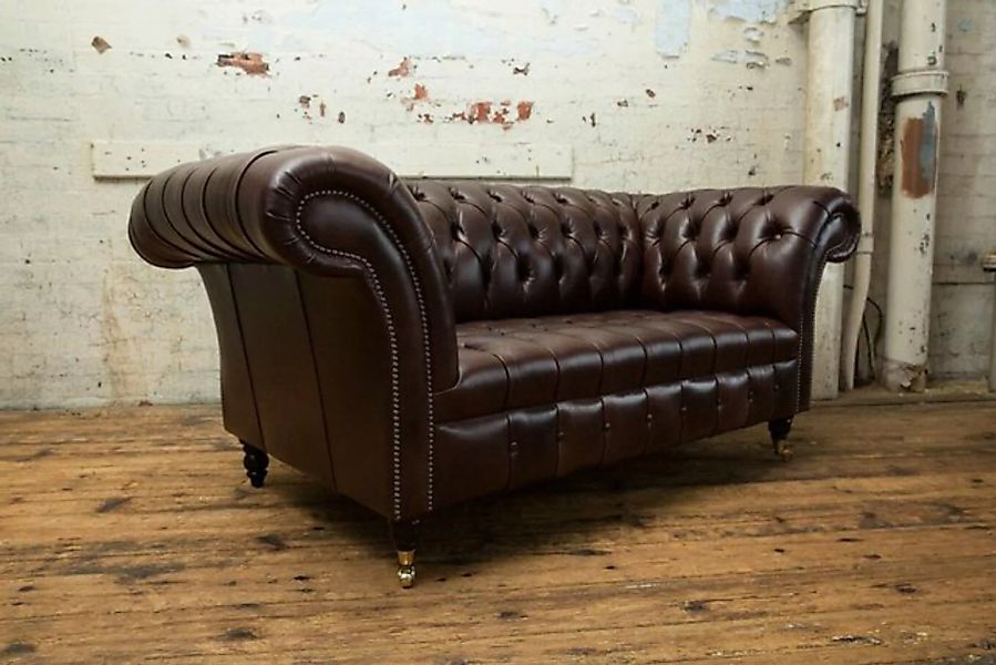 JVmoebel Chesterfield-Sofa Klassische Polster Chesterfield Couch Textil Led günstig online kaufen