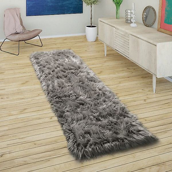Paco Home Hochflor-Läufer »Playa 960«, rechteckig, 64 mm Höhe, Läufer, Kuns günstig online kaufen