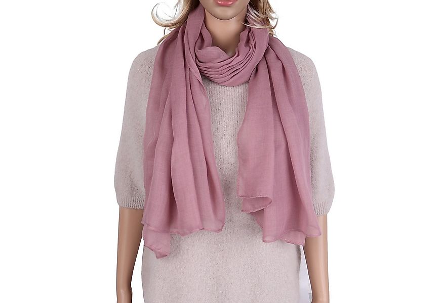 MIRROSI Modeschal weicher Unifarbe Schal 100% Baumwolle, (Viele tolle Farbe günstig online kaufen