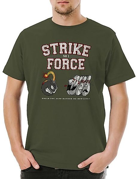 Urban Backwoods Print-Shirt Strike Force No 1 Herren T-Shirt Wesley Star TB günstig online kaufen