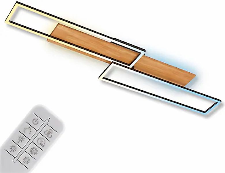 Briloner Leuchten Deckenleuchte »Cornice« mit Fernbedienung günstig online kaufen