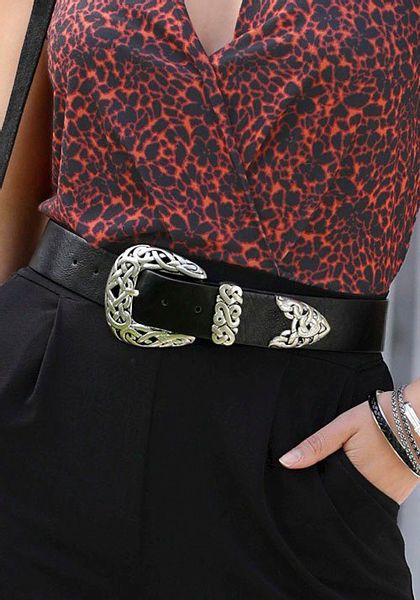 LASCANA Hüftgürtel Hosengürtel mit Schnalle im günstig online kaufen
