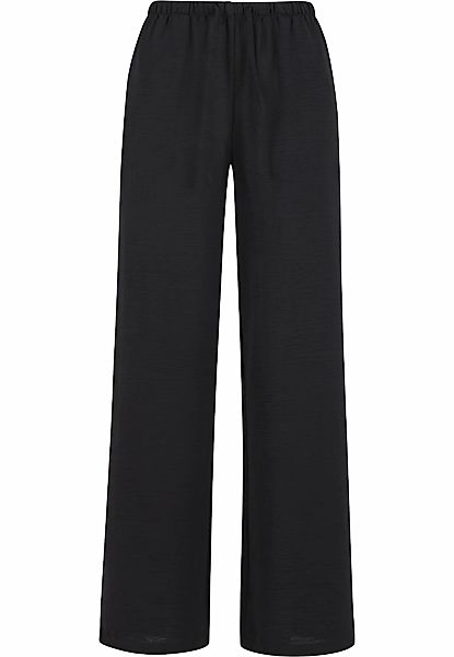 URBAN CLASSICS Stoffhose "Urban Classics Ladies Structured Wideleg Pants" günstig online kaufen
